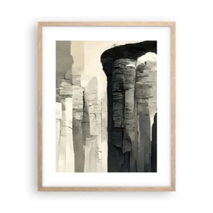 Plakát v rámu světlý dub - Majestátnost starožitnosti - 40x50 cm