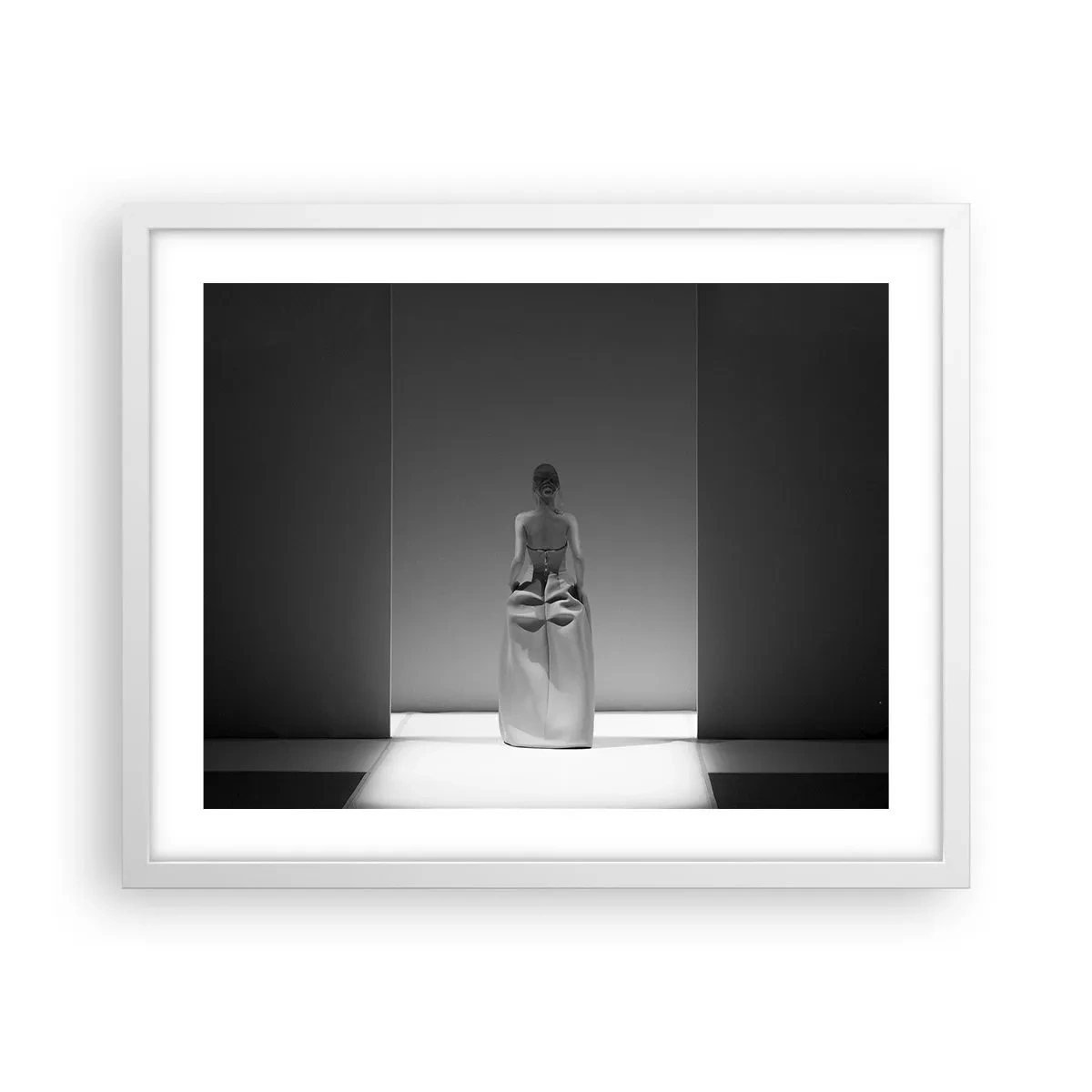 Plakát v bílém rámu - Rafinovaná jednoduchost - 50x40 cm