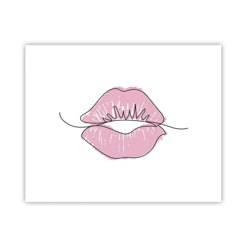 Plakát - Jsi připraven na polibek? - 50x40 cm