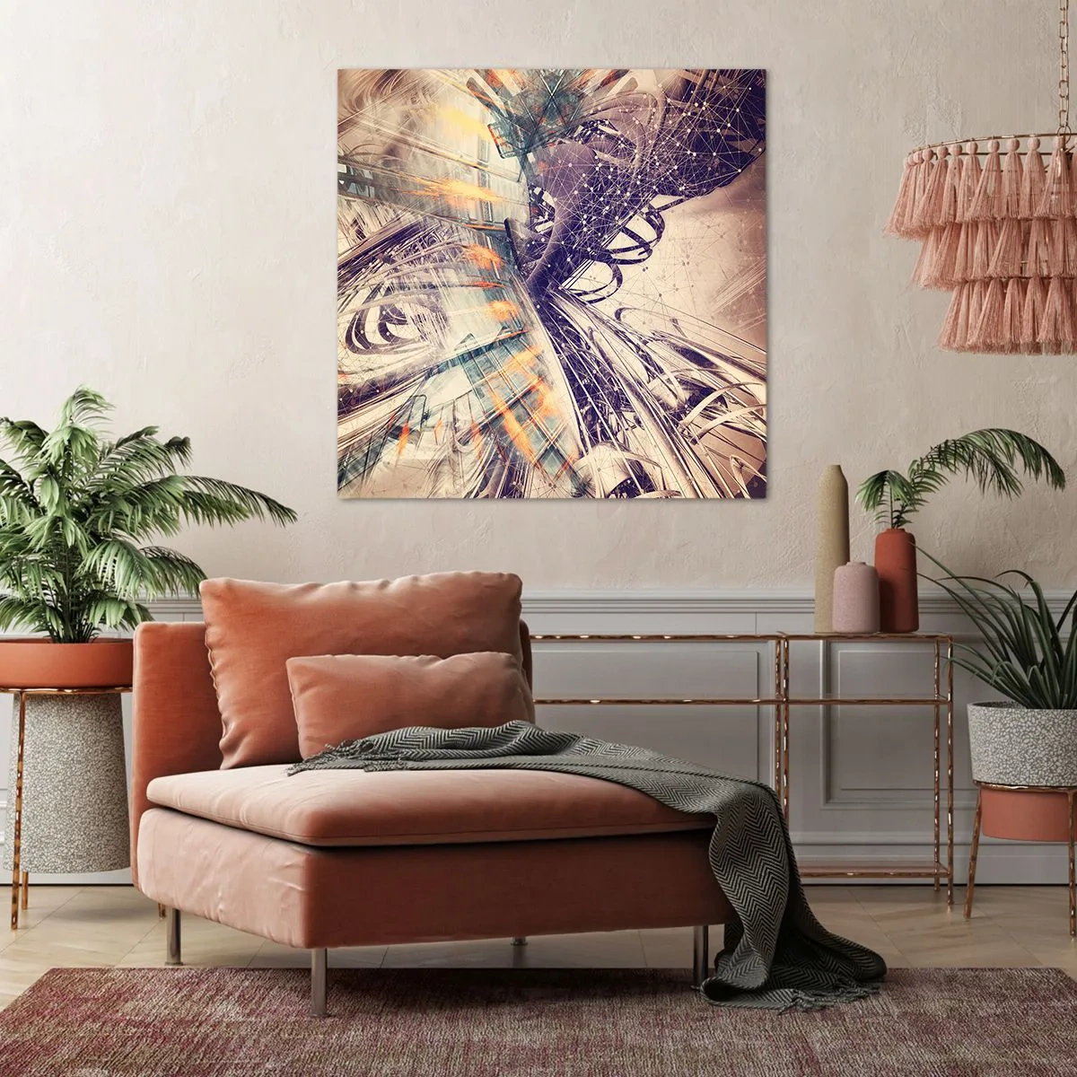 Obraz na plátně - Ve velkém spěchu - 30x30 cm