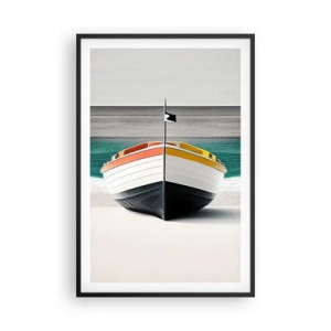 Plakát v černém rámu - Na správném místě - 61x91 cm