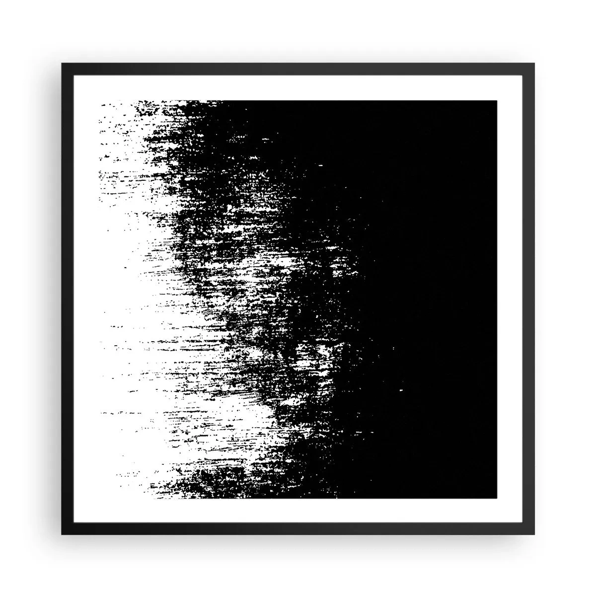 Plakát v černém rámu - Vítězem se stává… - 60x60 cm