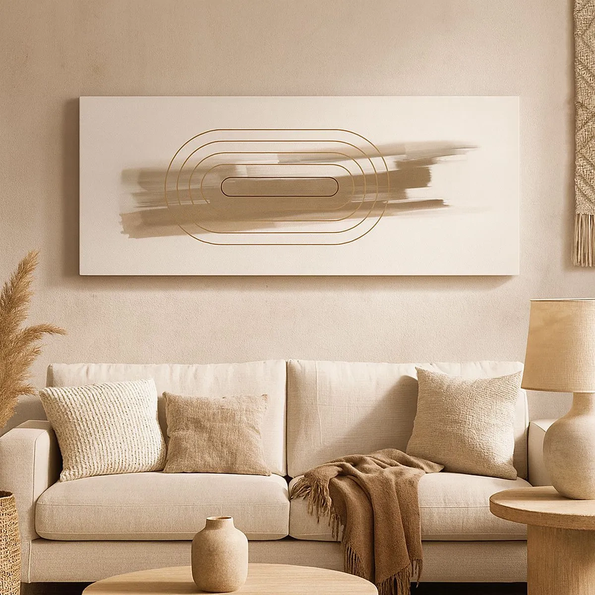 Obraz na plátně - Závan šedi - 100x40 cm