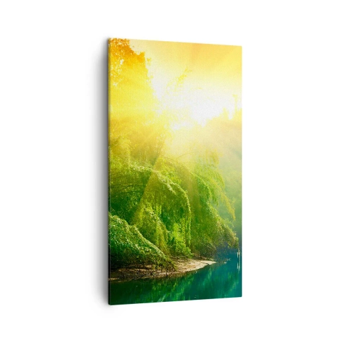 Obraz na plátně - Utopit se ve sluncí a ve stínu - 45x80 cm