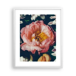 Plakát v bílém rámu - S barokním přepychem - 40x50 cm