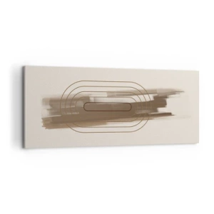 Obraz na plátně - Závan šedi - 120x50 cm