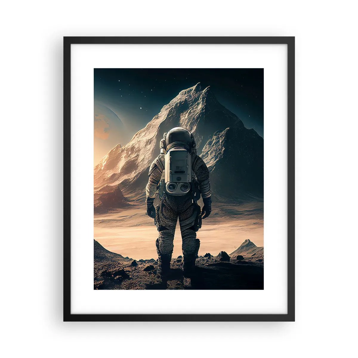 Plakát v černém rámu - Nová výzva - 40x50 cm