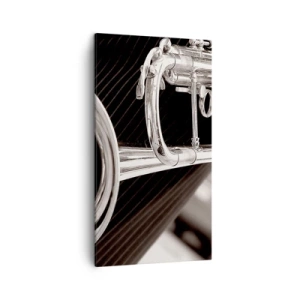 Obraz na plátně - Hudební cestování do 30. let - 45x80 cm