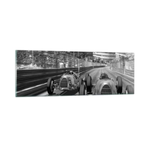 Obraz na skle - Kdysi dávno v Monte Carlu - 90x30 cm