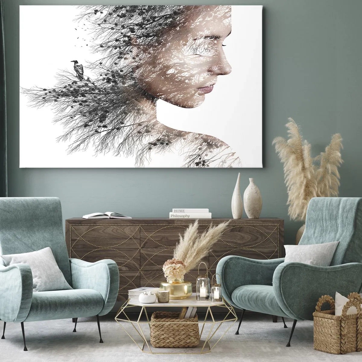 Obraz na plátně - Duch lesa - 120x80 cm