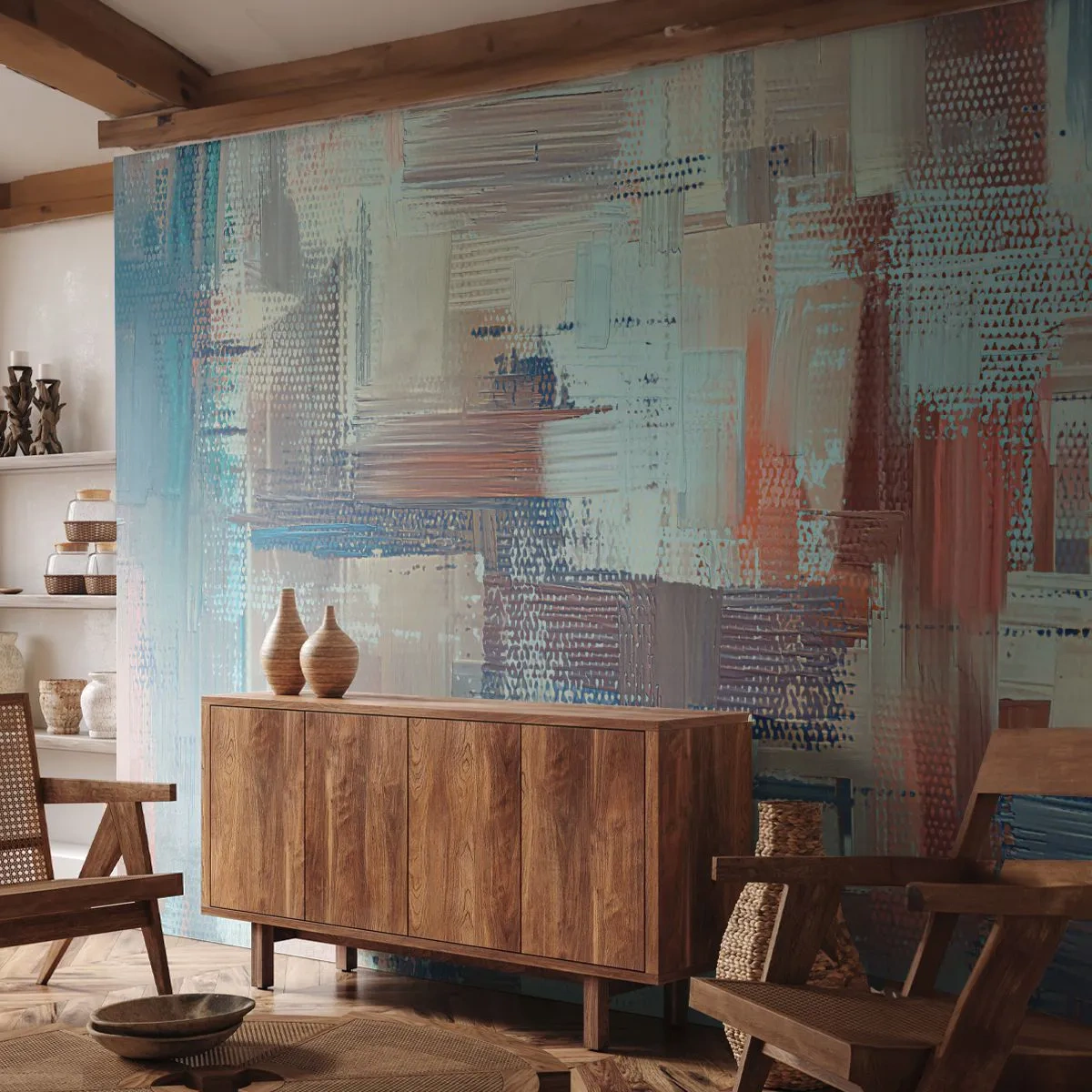 Fototapeta Standard Eco - Dostat se ke světlu - Pastel, Minimalismus, Jasný - 200x140 cm