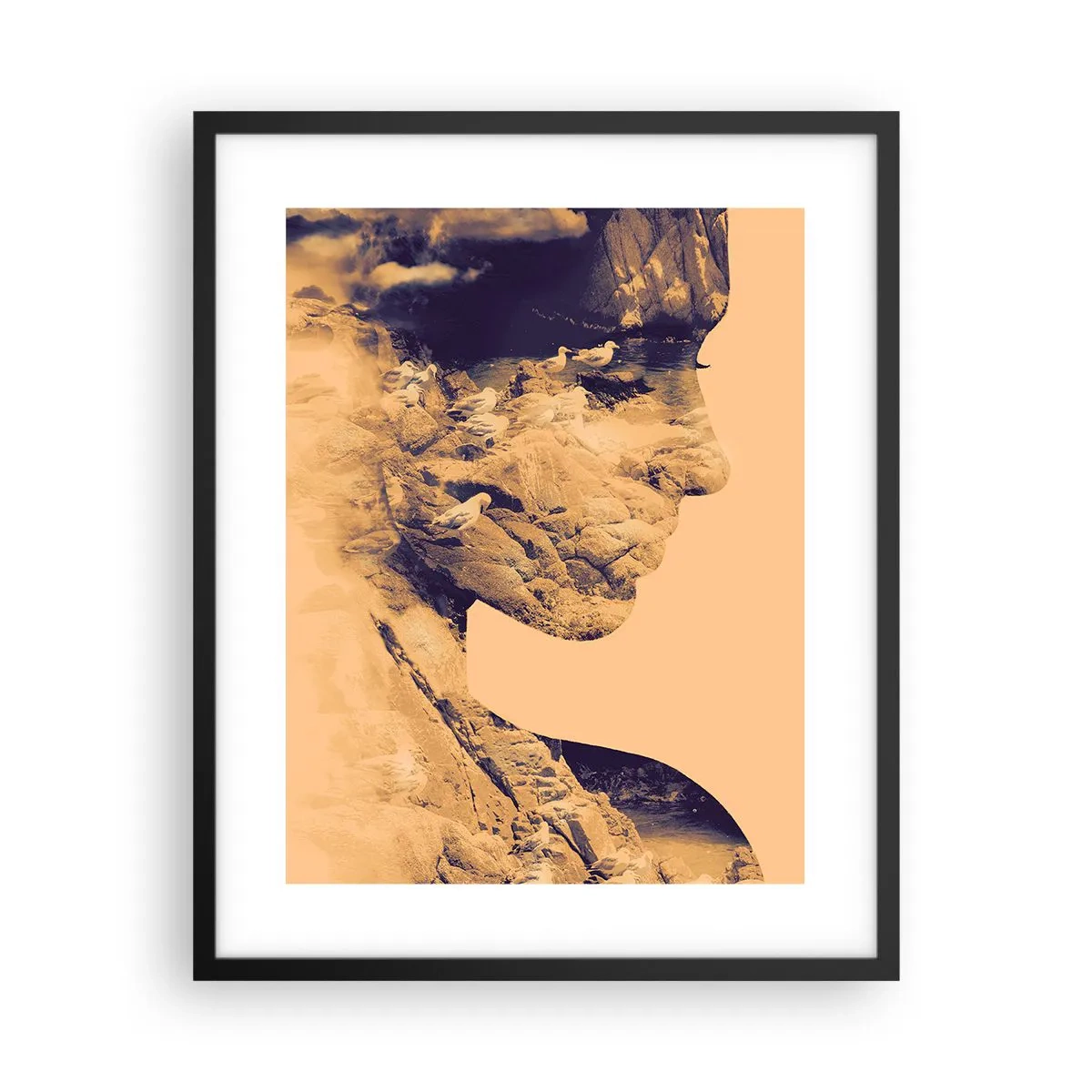 Plakát v černém rámu - Krásná od přírody - 40x50 cm