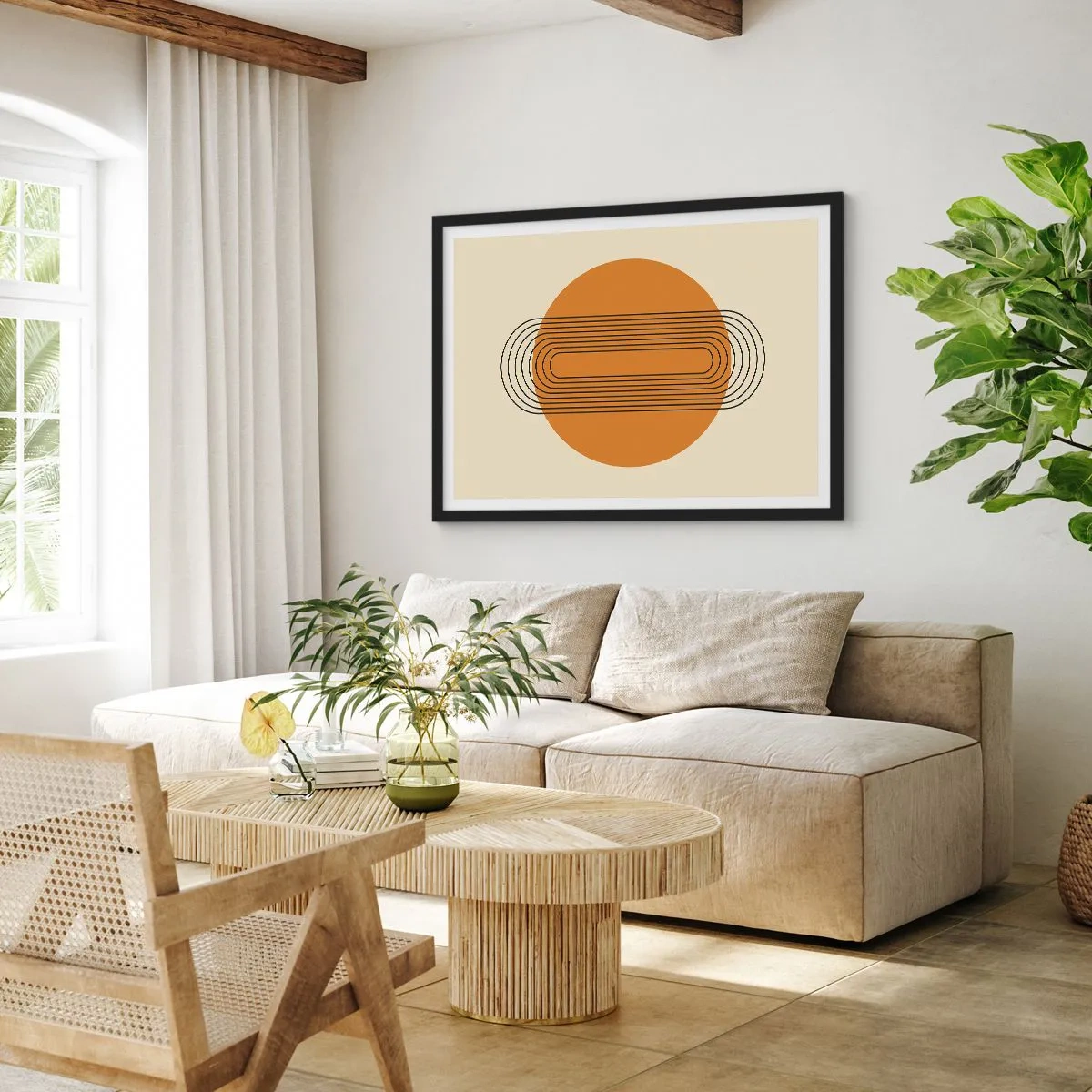 Plakát v černém rámu - Dokonalý plán - 70x50 cm