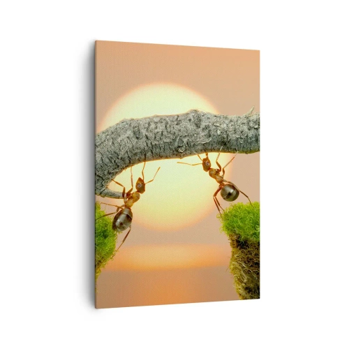 Obraz na plátně - Radostná, společná práce - 70x100 cm