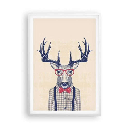 Plakát v bílém rámu - Zábavná extravagance - 70x100 cm