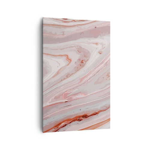 Obraz na plátně - Tekutá růžová - 80x120 cm