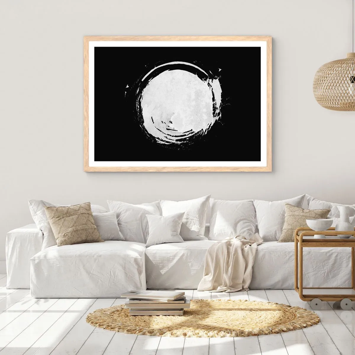 Plakát v rámu světlý dub - Správné řešení - 91x61 cm