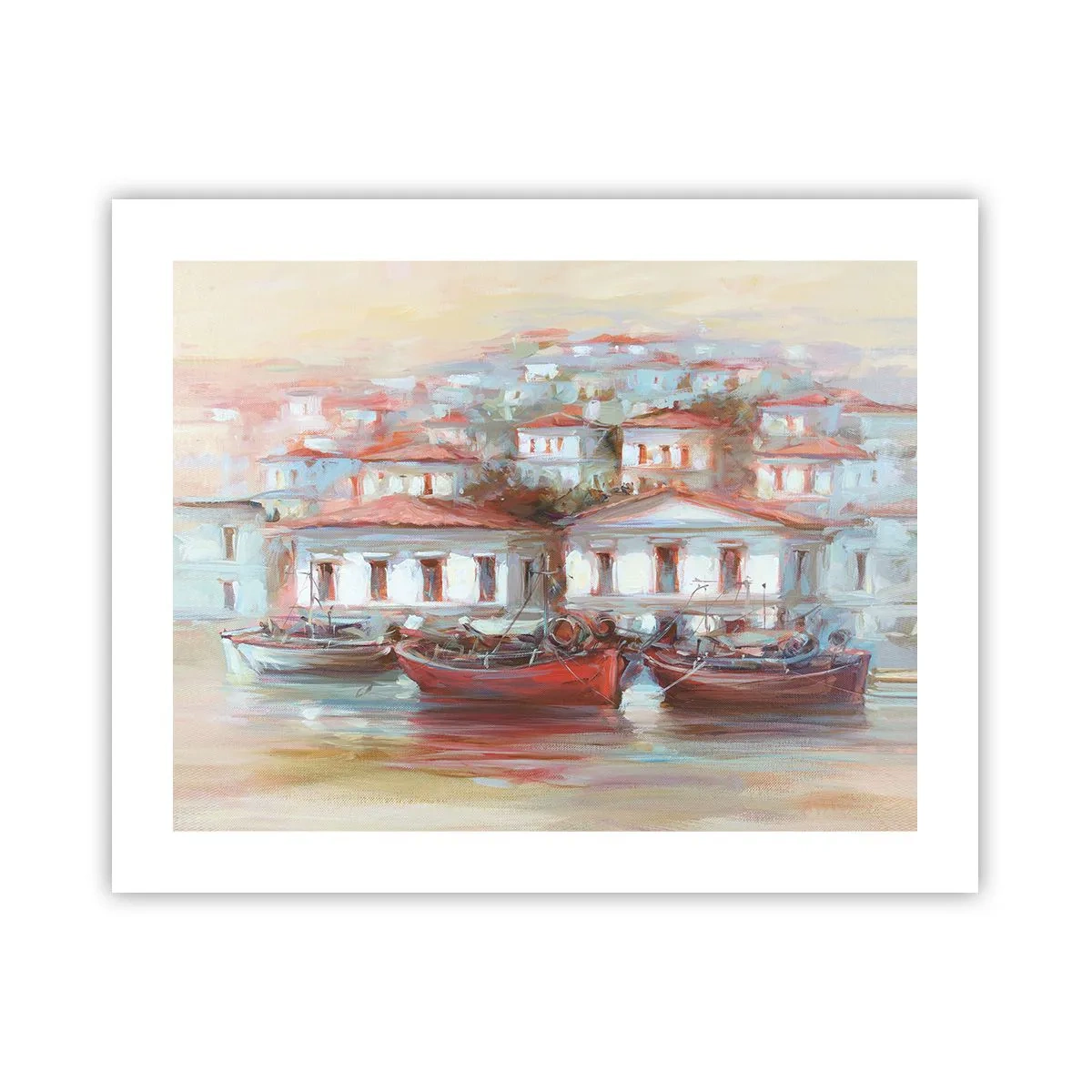 Plakát - Šťastné městečko - 50x40 cm