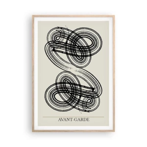 Plakát v rámu světlý dub - Vyšlo to spontánně - 70x100 cm