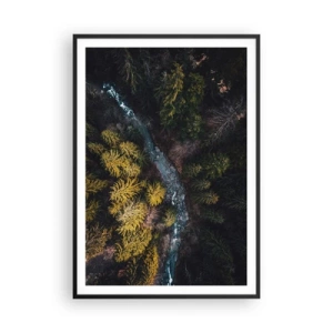 Plakát v černém rámu - Rychle, stále rychleji - 70x100 cm