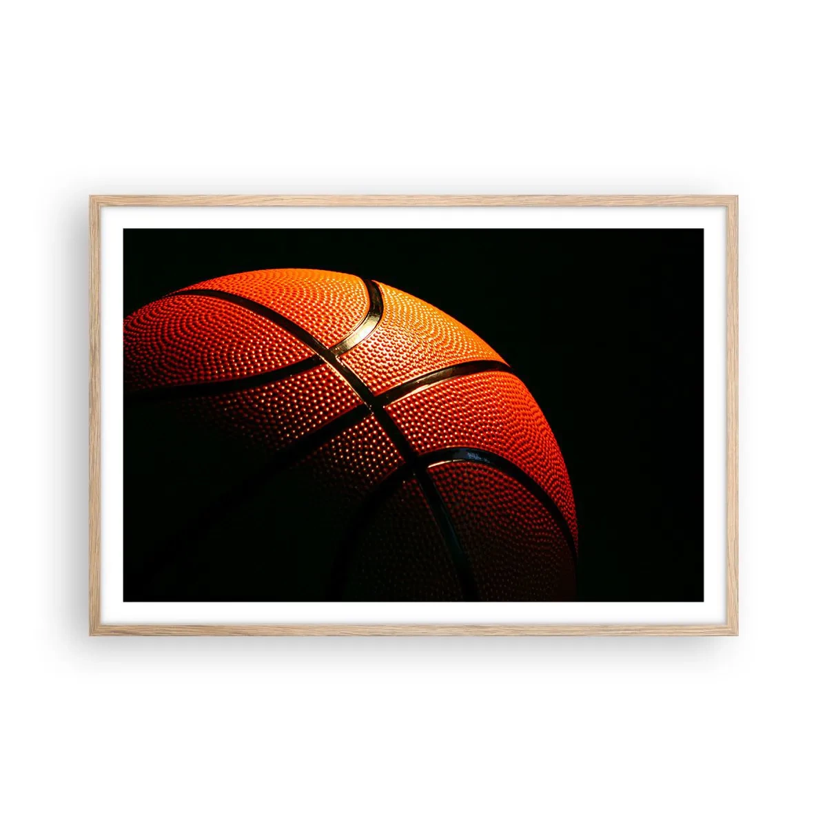 Plakát v rámu světlý dub - Krásná jako planeta - 91x61 cm