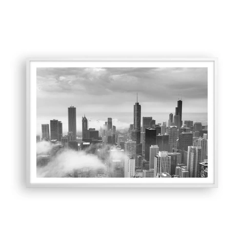 Plakát v bílém rámu - Americká krajina - 91x61 cm