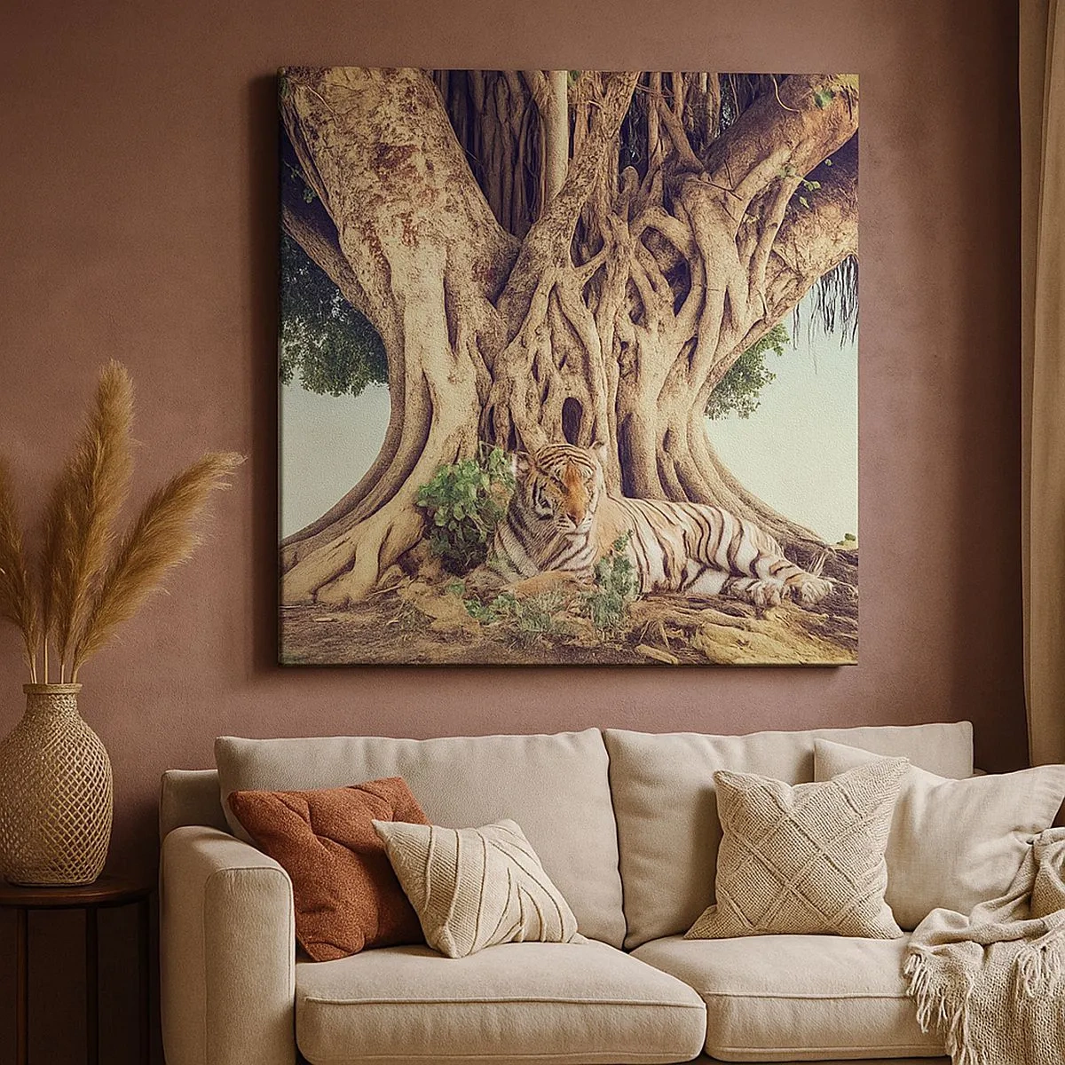 Obraz na plátně - Pohled z knihy Mojžíšovy - 30x30 cm