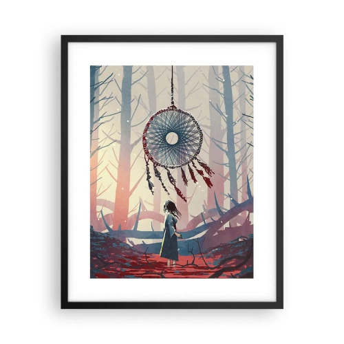 Plakát v černém rámu - Tajný rituál štěstí - 40x50 cm