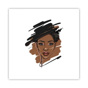 Plakát - Sladká jako čokoláda - 30x30 cm