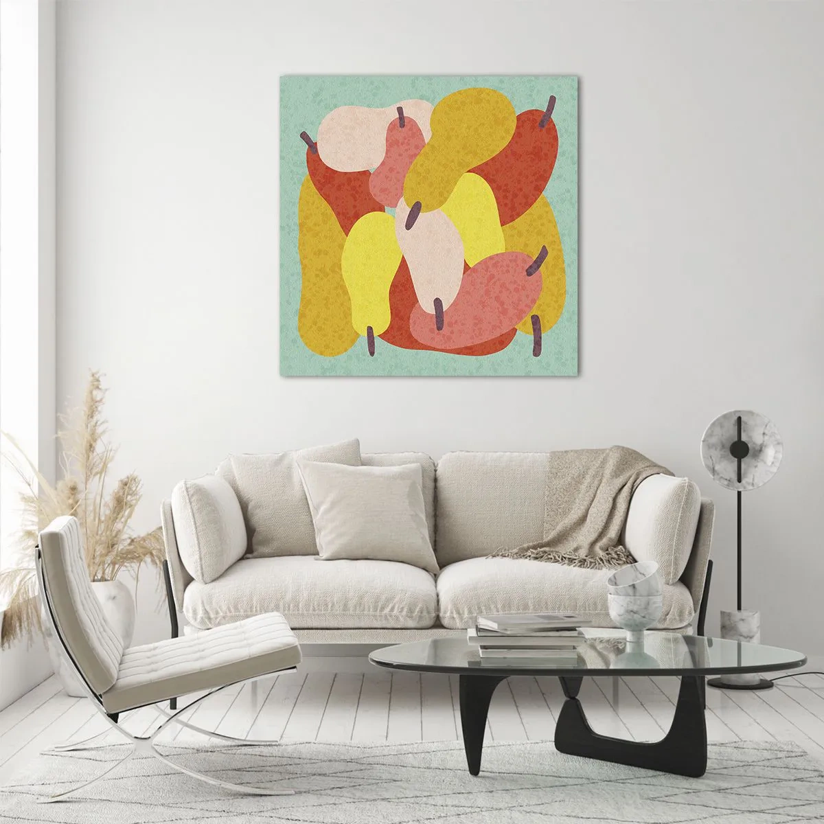 Obraz na skle - Ochutnejte letní slunce - 50x50 cm