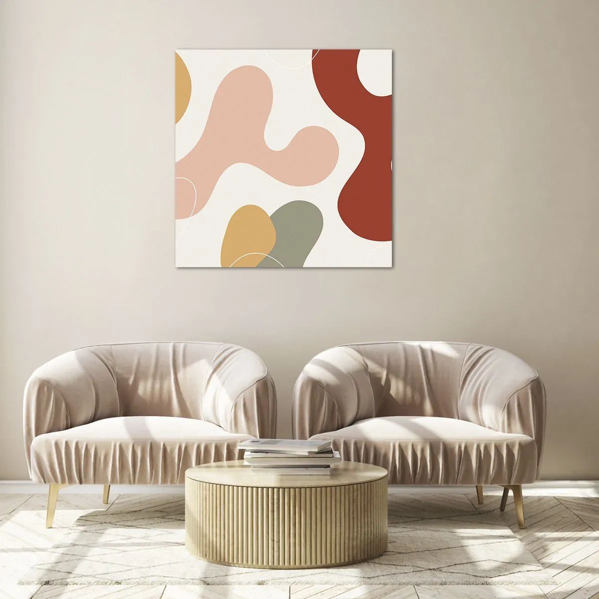 Obraz na skle - Klikyháky - 60x60 cm