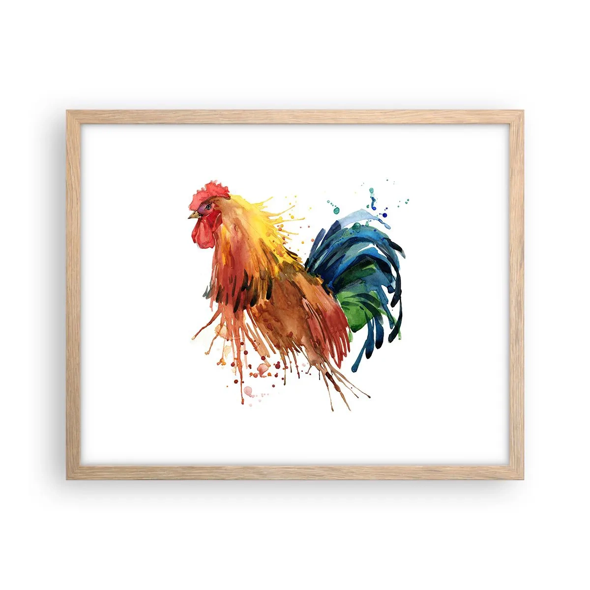 Plakát v rámu světlý dub - Královský šat, královská pýcha - 50x40 cm