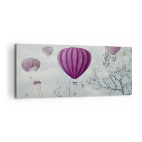 Obraz na plátně - Jako lodě na obloze - 100x40 cm