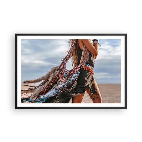 Plakát v černém rámu - Šamanovo děvče - 91x61 cm