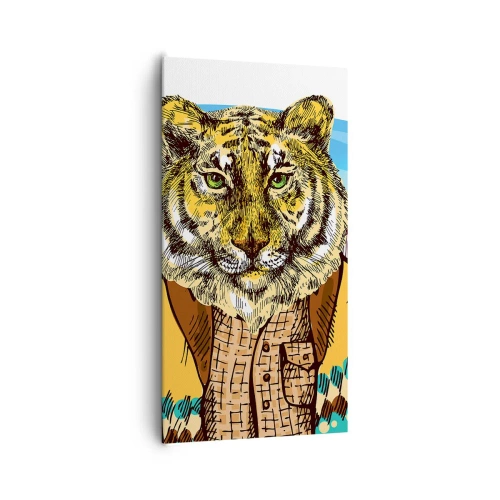 Obraz na plátně - Není tak divoký jak ho kreslí - 65x120 cm