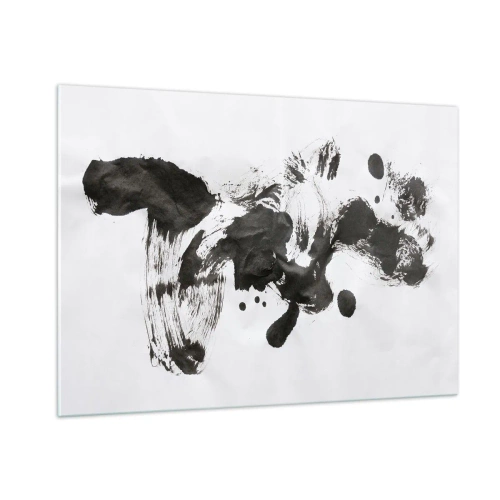 Obraz na skle - Metoda v šílenství? - 100x70 cm