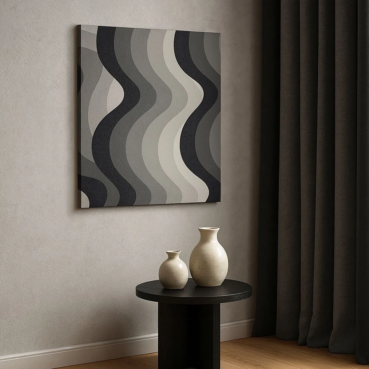 Obraz na plátně - Vlna za vlnou - 30x30 cm