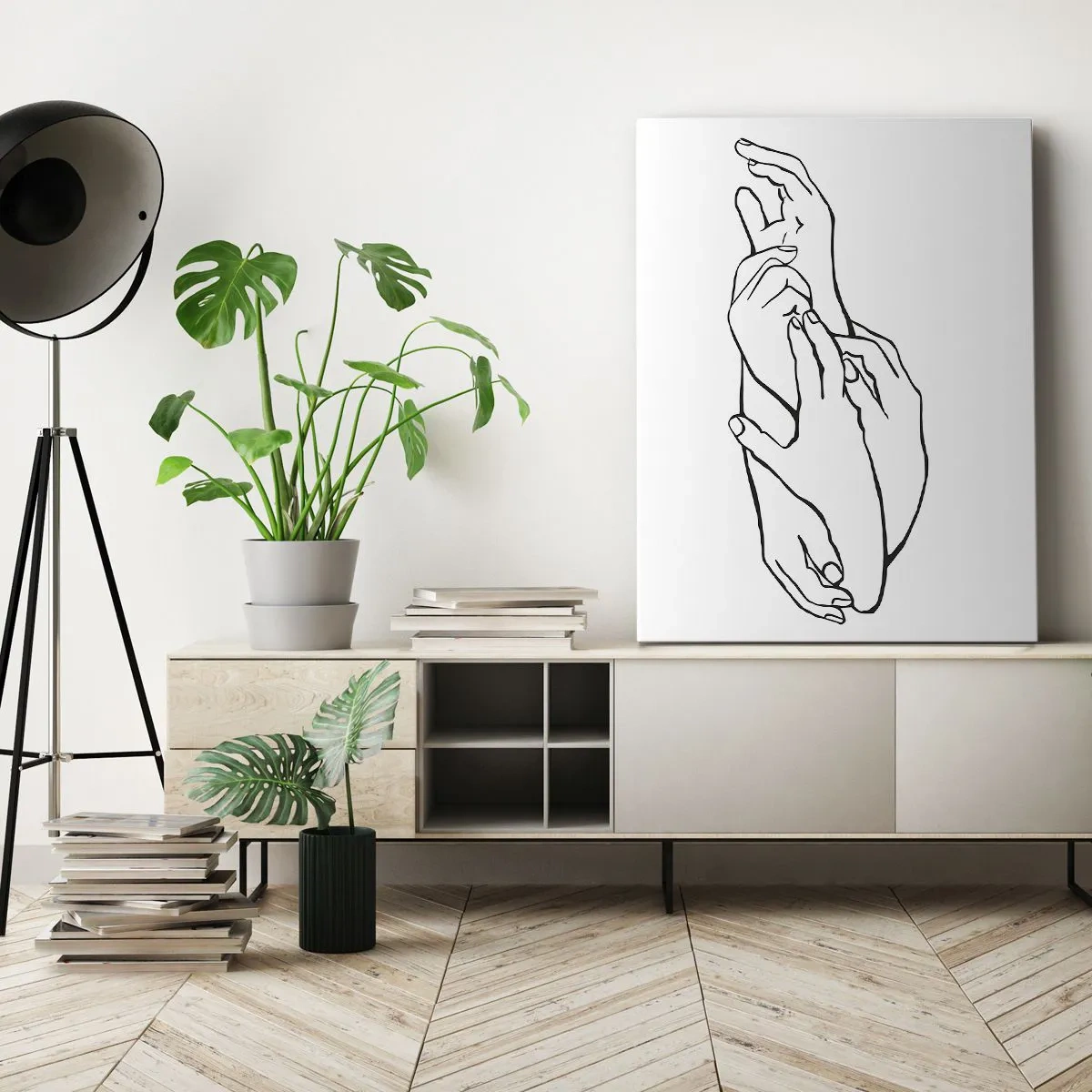 Obraz na plátně - Dobrý dotek - 65x120 cm