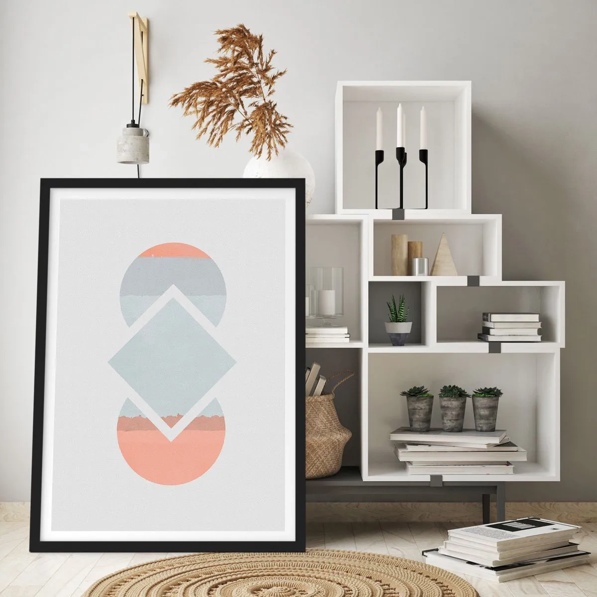 Plakát v černém rámu - Situace je jasná - 61x91 cm