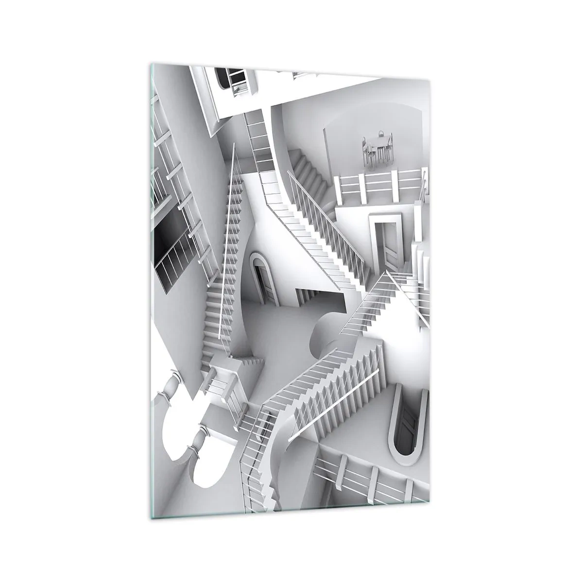 Obraz na skle - Paradoxy prostoru - 70x100 cm