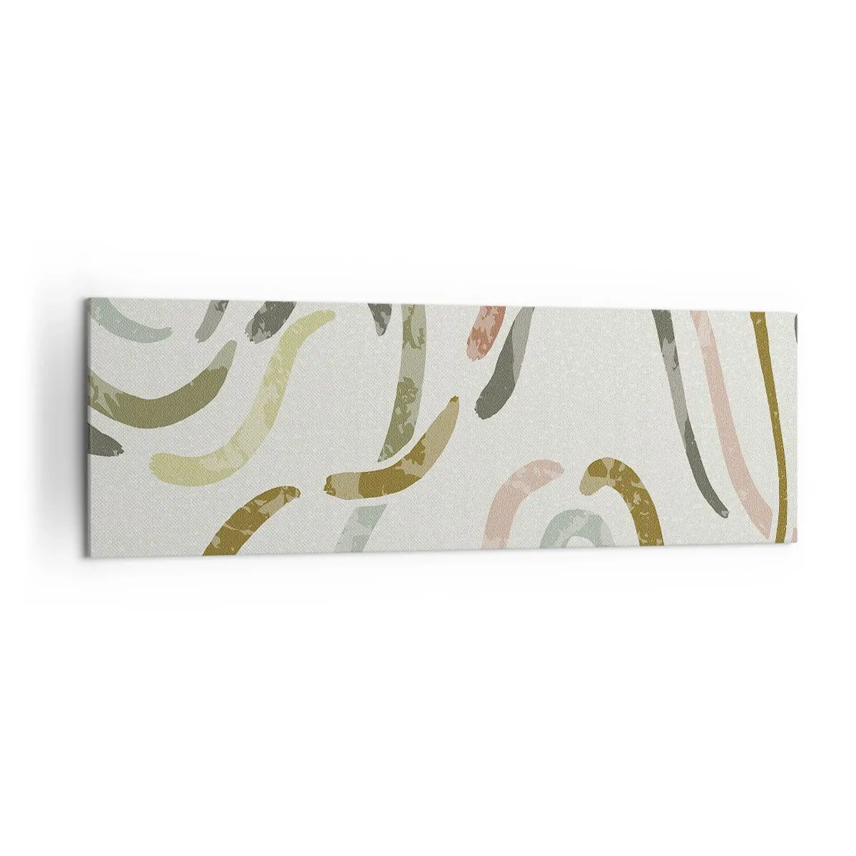 Obraz na plátně - Radostný tanec abstrakce - 160x50 cm