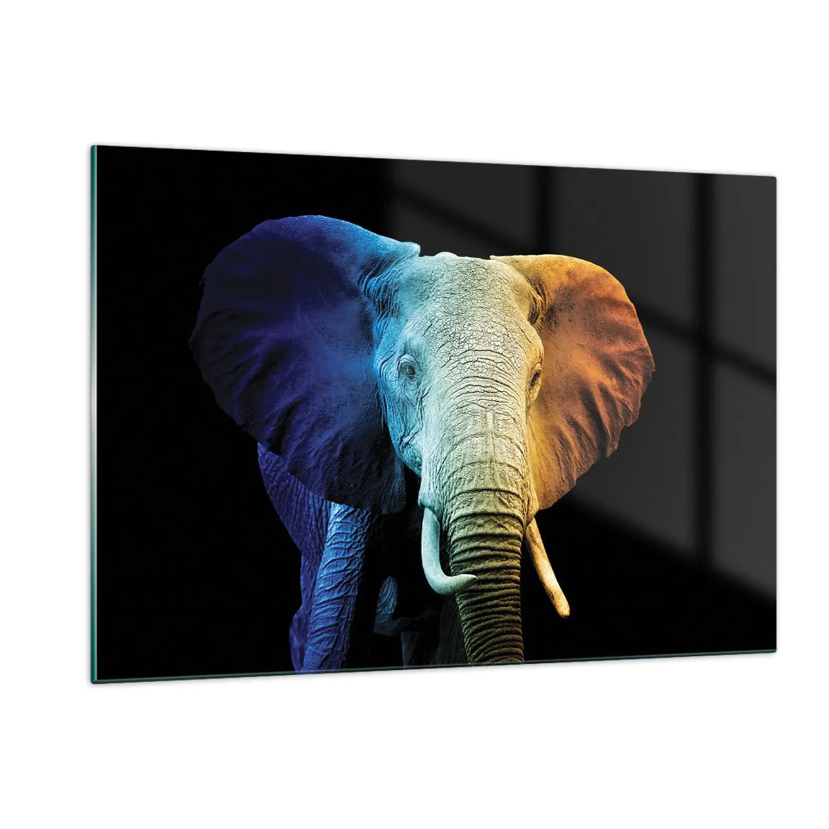 Obraz na skle - Výstřední muž, ale ne podivín - 120x80 cm