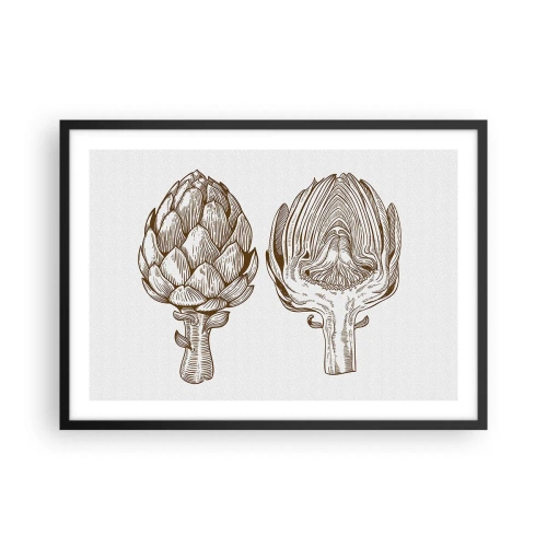 Plakát v černém rámu - Hodiny anatomie - 70x50 cm