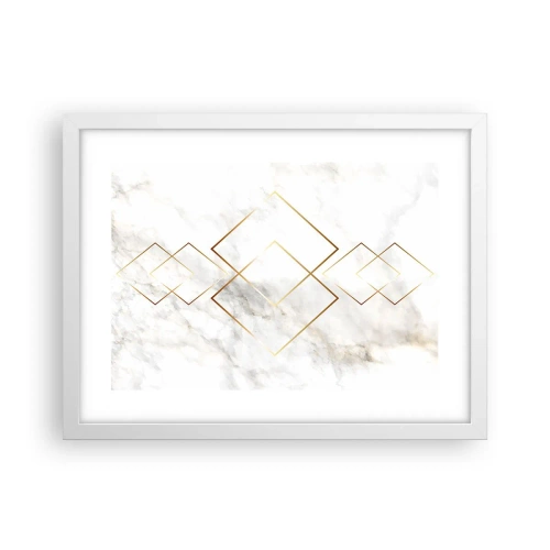 Plakát v bílém rámu - Pohled na nekonečno - 40x30 cm