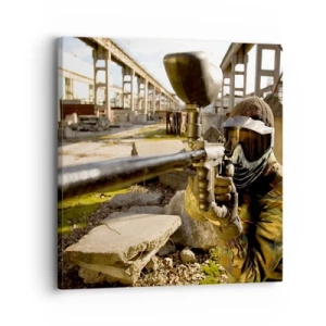 Obraz na plátně - I vy můžete být hrdinou - 30x30 cm