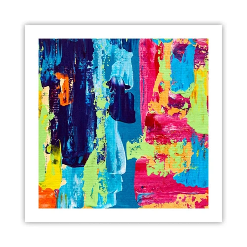 Plakát - Život je krásný! - 50x50 cm