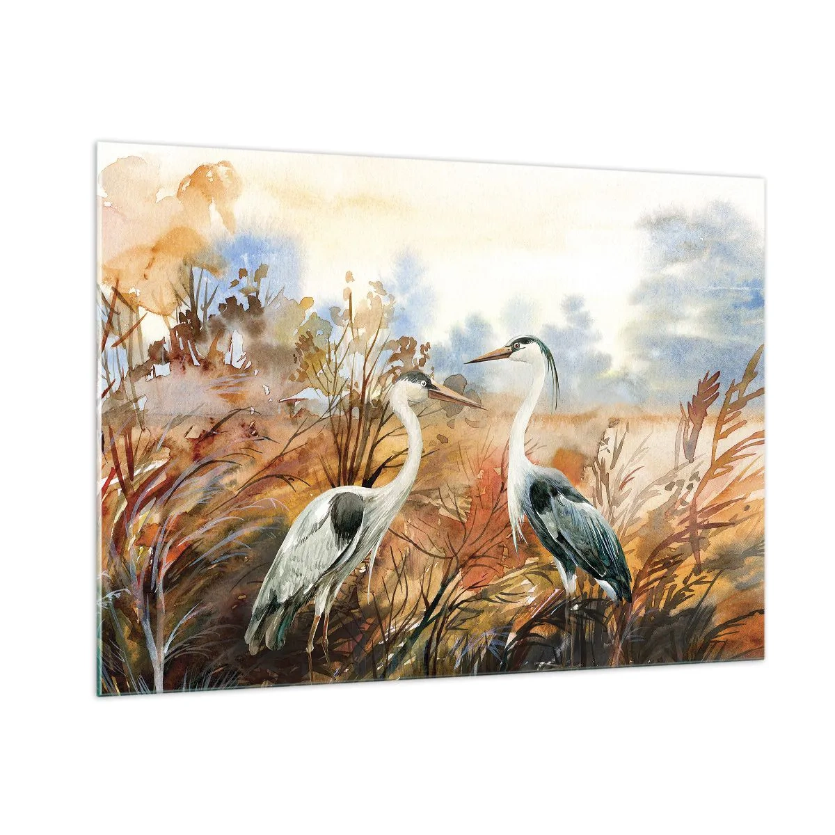 Obraz na skle - Kam na podzim? - 100x70 cm