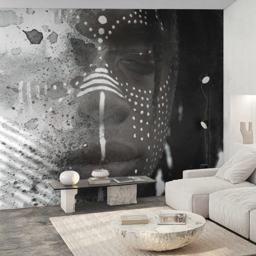 Fototapeta Premium Canvas - Objev původního ducha - Portrét ženy, Žena, Afro-Američan - 250x175 cm