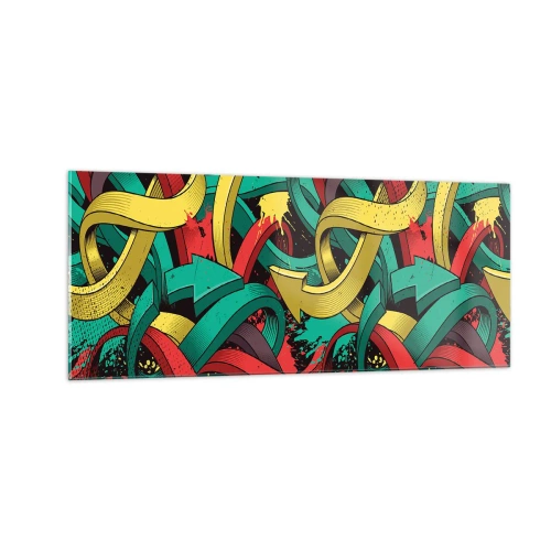Obraz na skle - Kudy do cíle? - 100x40 cm