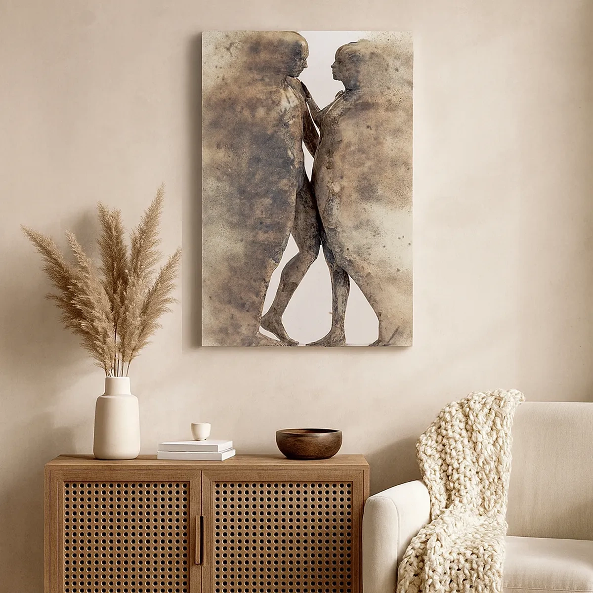 Obraz na plátně - Z prachu povstali, aby milovali - 50x70 cm